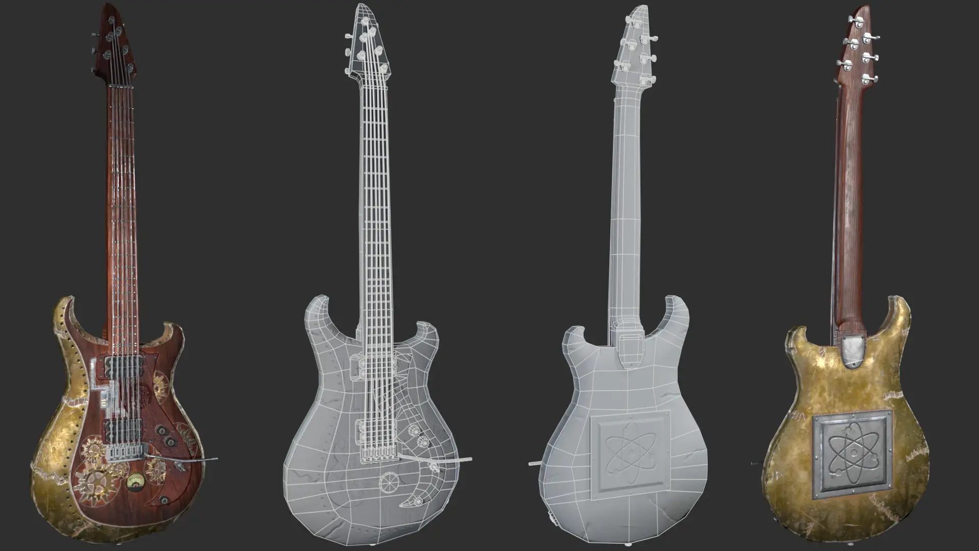 3D建模作品预览 / 3D MODELING